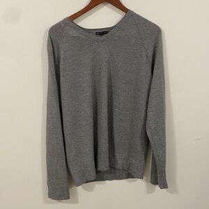 James Perse Charcoal V-Neck Sweater